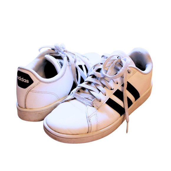 adidas Other - Adidas Neo Cloudfoam Grand Court Originals leather black and white size 8 men